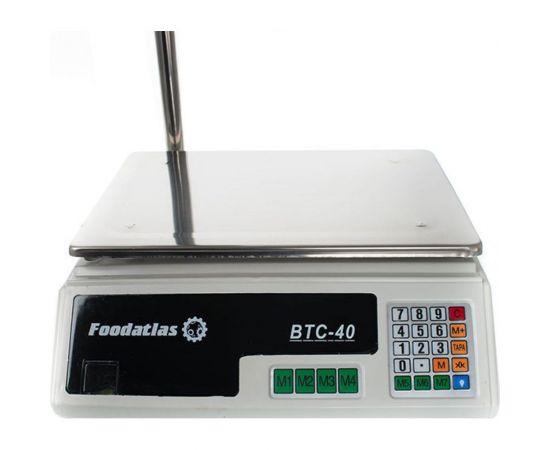 Торговые весы Foodatlas ВТС-40, 40кг/2гр УТ000007875 – изображение 4