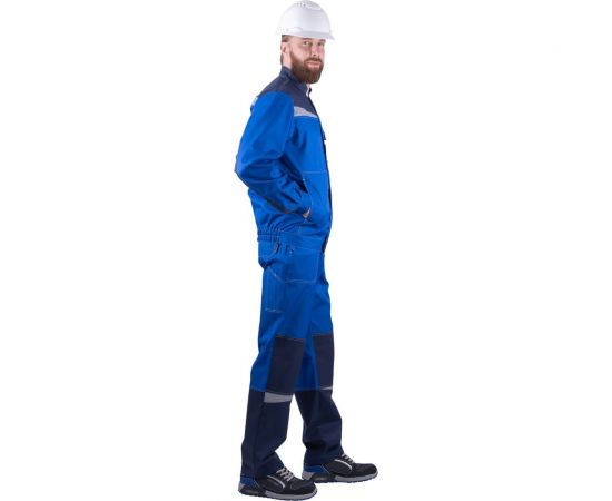 Костюм ГК Спецобъединение КМ-10 ЛЮКС василёк-чёрный, р. 104-108, рост 170-176 Кос 578/104/170 – изображение 5