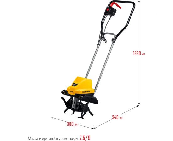 Электрический культиватор STEHER EK-800 – изображение 6