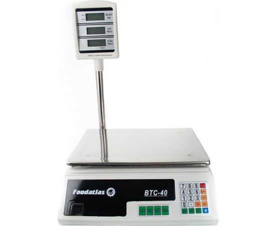 Торговые весы Foodatlas ВТС-40, 40кг/2гр УТ000007875 – изображение 6