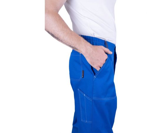 Костюм ГК Спецобъединение КМ-10 ЛЮКС василёк-чёрный, р. 104-108, рост 170-176 Кос 578/104/170 – изображение 9