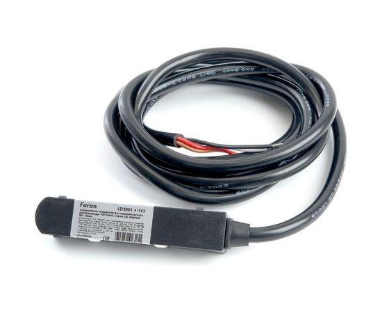 Соединитель-коннектор для низковольтного магнитного шинопровода FERON черный, LD3001 41969 