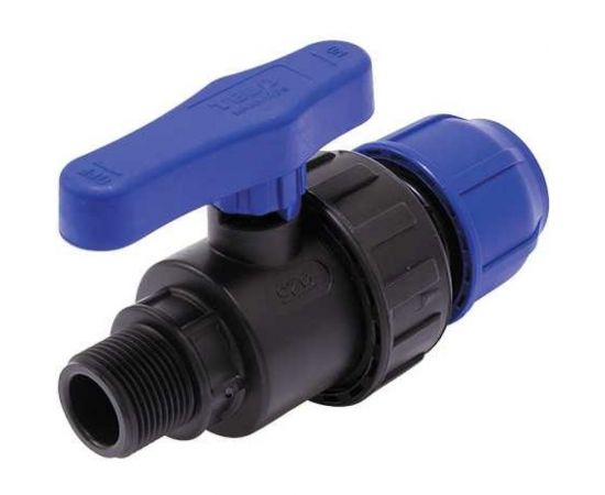 Разъемный шаровой кран ПНД TEBO CN-TB 32x1" нар. резьба 017032303 