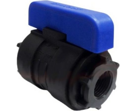 Компрессионный шаровой кран VALFEX ПНД ВН/ВН резьба разборный 3/4"-3/4" Ду16 1210116034034 
