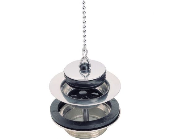 Выпуск для умывальника Nicoll 1 1/4, с решеткой из нержавейки, D63 L2260-0501020 