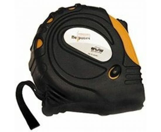 Рулетка Петрович обрезиненная, оранжевая, 5 м, 19 мм, три кнопки стопа 4100000784 