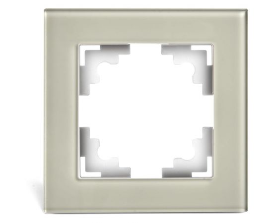 1-местная рамка STEKKER GFR00-7001-07, серия Катрин, дымчатый 49031 