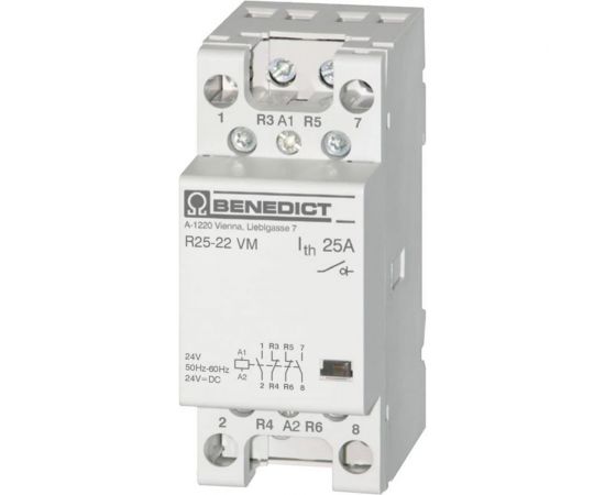 Модульный контактор Benedict R25-22 24VM PN73863 