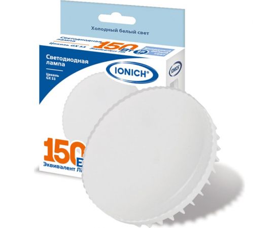 Светодиодная лампа IONICH ILED-SMD2835-15Вт-1350Лм-230В-6500К-GX53 1811 