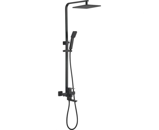 Душевая система Ledeme картридж 40 мм., с тропическим душем, поворотным изливом 180 черный L2433B 808490 
