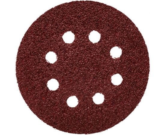 Круг 125 мм, Р24, абразивный, самозацепляемый, с отверстиями, 10 шт MOSTEK 3412502 