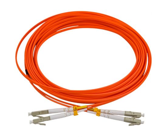 Патч-корд Hyperline FC-D2-50-LC/PR-LC/PR-H-10M-LSZH-OR волоконно-оптический (шнур) MM 50/12 35130 