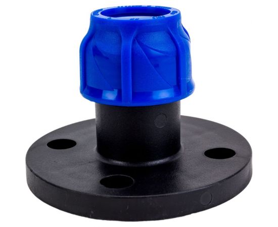 Фланец адаптер VALFEX ПНД пластиковый (фланцевое соединение) 40-1 1/2" 1210012740112 