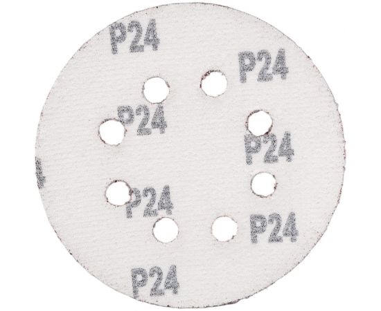 Круг 125 мм, Р24, абразивный, самозацепляемый, с отверстиями, 10 шт MOSTEK 3412502 – изображение 2