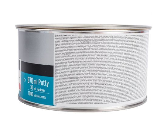 Мягкая мелкозернистая шпатлевка NOVOL EASY SAND 1 л + отвердитель 31512 – изображение 2