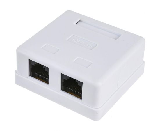 Компьютерная розетка Netlink FD-6166 2хRJ-45 8р-8с 5 кат 00000000425 – изображение 2