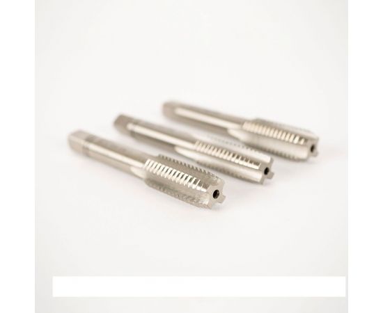 Ручные метчики GSR M6х1 HSSE DIN352 6H набор 3 шт для глухих и сквозных отверстий B00107190 – изображение 2