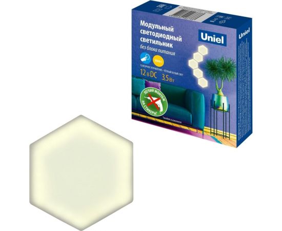Светодиодный модульный светильник Uniel ULE-H77-3,5W/3000K/12V WHITE UL-00009654 – изображение 2