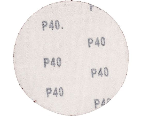 Круги абразивные шлифовальные на ворсовой основе под липучку Profi 5 шт, 125 мм, Р40 CUTOP 85-578 – изображение 2