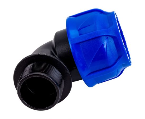 Компрессионный отвод VALFEX ПНД, с наружной резьбой, 50x1 1/2"" 1210012450112 – изображение 2