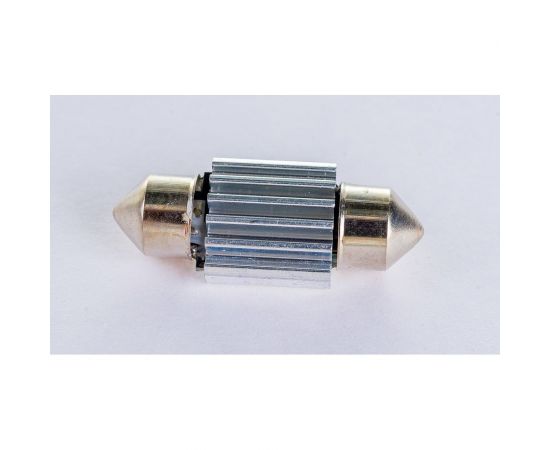 Автолампа SKYWAY светодиодная, T11C5W, 12 В, 18SMD, 1 контакт, 31 мм, белая, салон, номер S08201442 – изображение 2