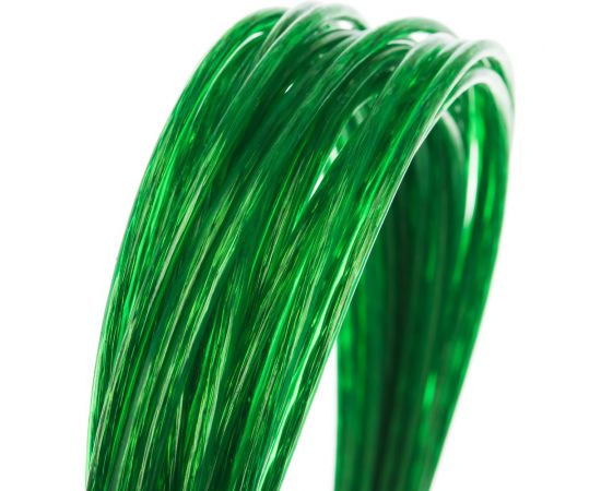 Металлополимерный цветной трос, зеленый, 2.5 мм, 10 м Tech-Krep 136586 – изображение 2