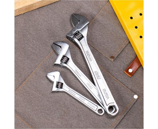 Набор разводных гаечных ключей DELI DL006A-3 150/200/250 мм, 3 шт 104449 – изображение 2