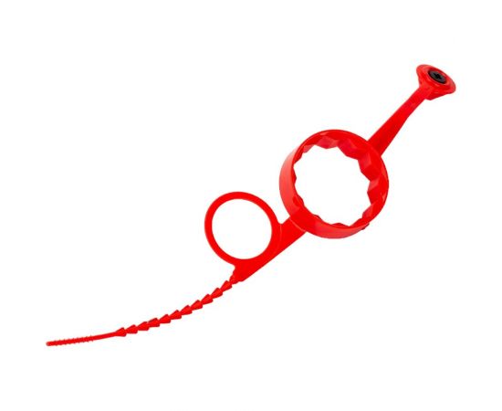 Пластиковая номерная пломба для газовых баллонов Пломба.Ру D3 50шт. в упаковке КПП-4-2202 – изображение 3