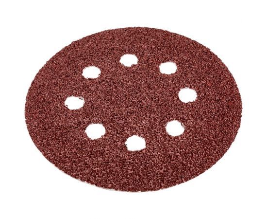 Круг 125 мм, Р24, абразивный, самозацепляемый, с отверстиями, 10 шт MOSTEK 3412502 – изображение 3