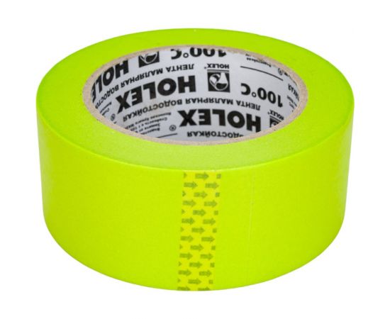 Малярная жаростойкая лента HOLEX до 100С, зеленая, водостойкая, 48 мм, 50 м HAS-382277 – изображение 3
