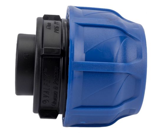 Компрессионная соединительная муфта VALFEX ПНД, с внутренней резьбой, 63x1 1/4"" 121001263114 – изображение 3