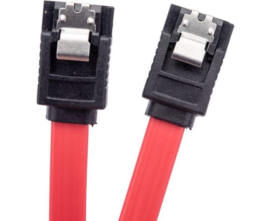 Интерфейсный кабель Cablexpert SATAIII 50см 7pin/7pin защелка пакет CC-SATAM-DATA – изображение 3