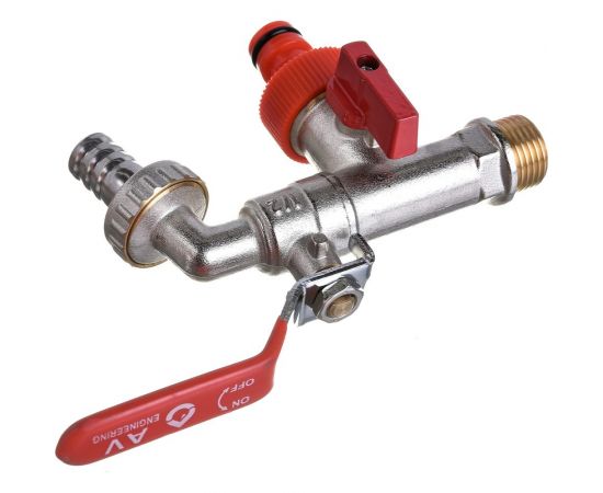 Шаровой садовый кран AV Engineering 1/2 AVE167003 – изображение 3