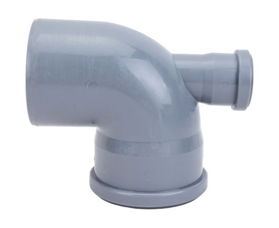 Универсальный отвод VALFEX 110/50x87.5, фронт-вверх, внутренняя канализация 23125150 – изображение 4