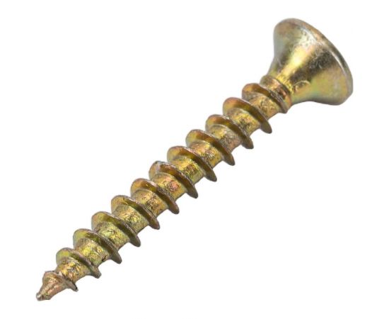 Универсальные шурупы Gigant 3,5x25, жёлтый цинк, 1 кг 123718 – изображение 4