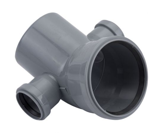 Универсальный отвод VALFEX 110/50x45, левый-правый, внутренняя канализация 23113150 – изображение 4