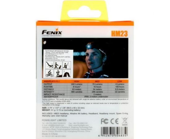 Фонарь Fenix HM23 832554 – изображение 4