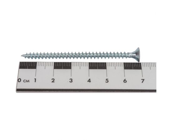 Универсальные саморезы Стройбат 4,5x70 белый цинк 150 шт 243131 – изображение 4