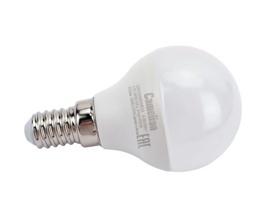 Светодиодная лампа 5Вт 220В Camelion LED5-G45/845/E14 12029 – изображение 5