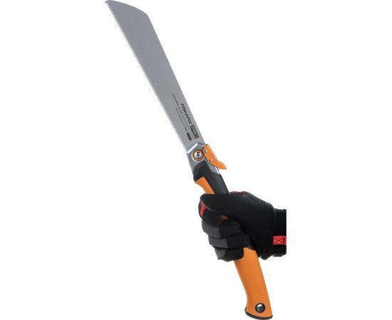 Пила Fiskars тяговая складная PowerTooth 250 мм, 13 зубьев на дюйм 1062933 – изображение 5