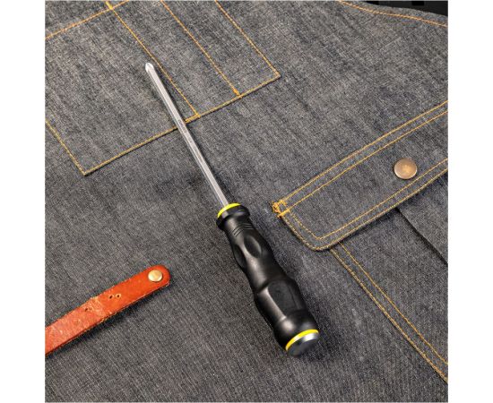 Ударная крестовая отвертка DELI dl627006 со сквозным хвостовиком, PH2x150 мм 104550 – изображение 6