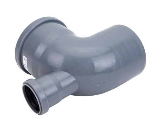 Универсальный отвод VALFEX 110/50x87.5, фронт-вверх, внутренняя канализация 23125150 – изображение 7