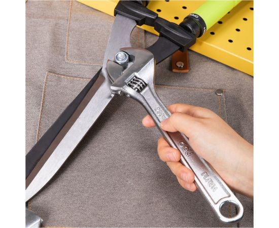 Набор разводных гаечных ключей DELI DL006A-3 150/200/250 мм, 3 шт 104449 – изображение 8