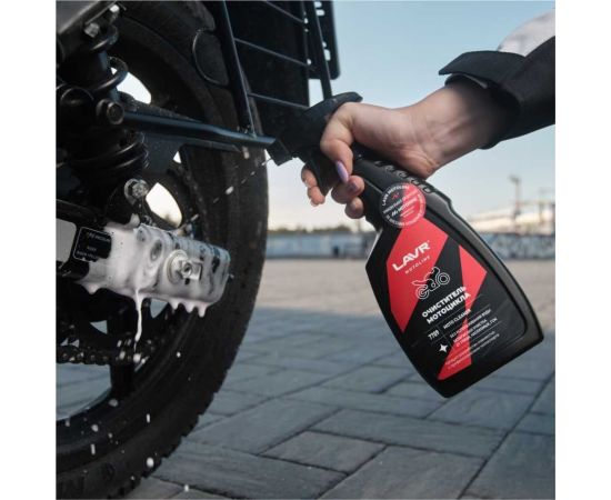 Очиститель мотоцикла LAVR MOTO 500 мл Ln7709 – изображение 10