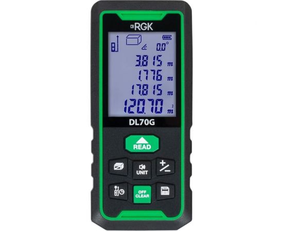 Лазерный дальномер с угломером RGK DL70G 778183 