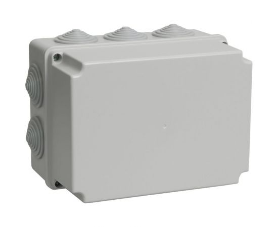 Клеммная коробка IEK, 190x140x120, IP55, КМ41246, ИЭК, белая UKO10-190-140-120-K41-55 
