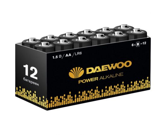 Алкалиновая батарейка DAEWOO LR 6 Power Alkaline Pack-12 5042070 