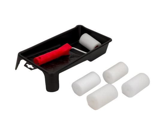 Набор Петрович П090-065 комбинированный мини-валик, поролон, 65 мм, 4 шубки, ванночка 4100001618 