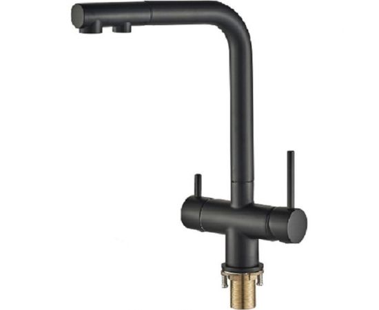 Смеситель для кухонной мойки OUTE с отдельным выходом под фильтр T610003BK-300 