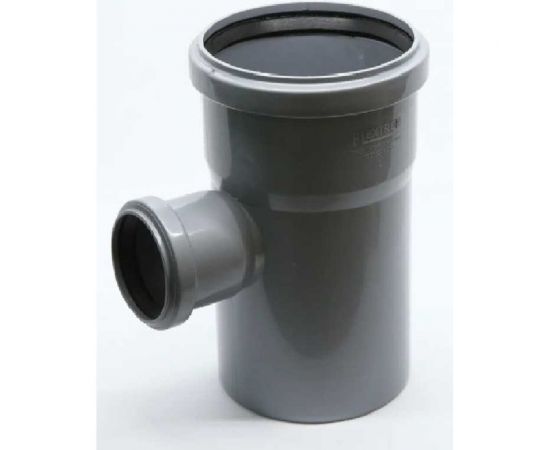 Тройник Flextron D 110 мм на D 50 мм 87,5 градусов, для внутренней канализации 140061 